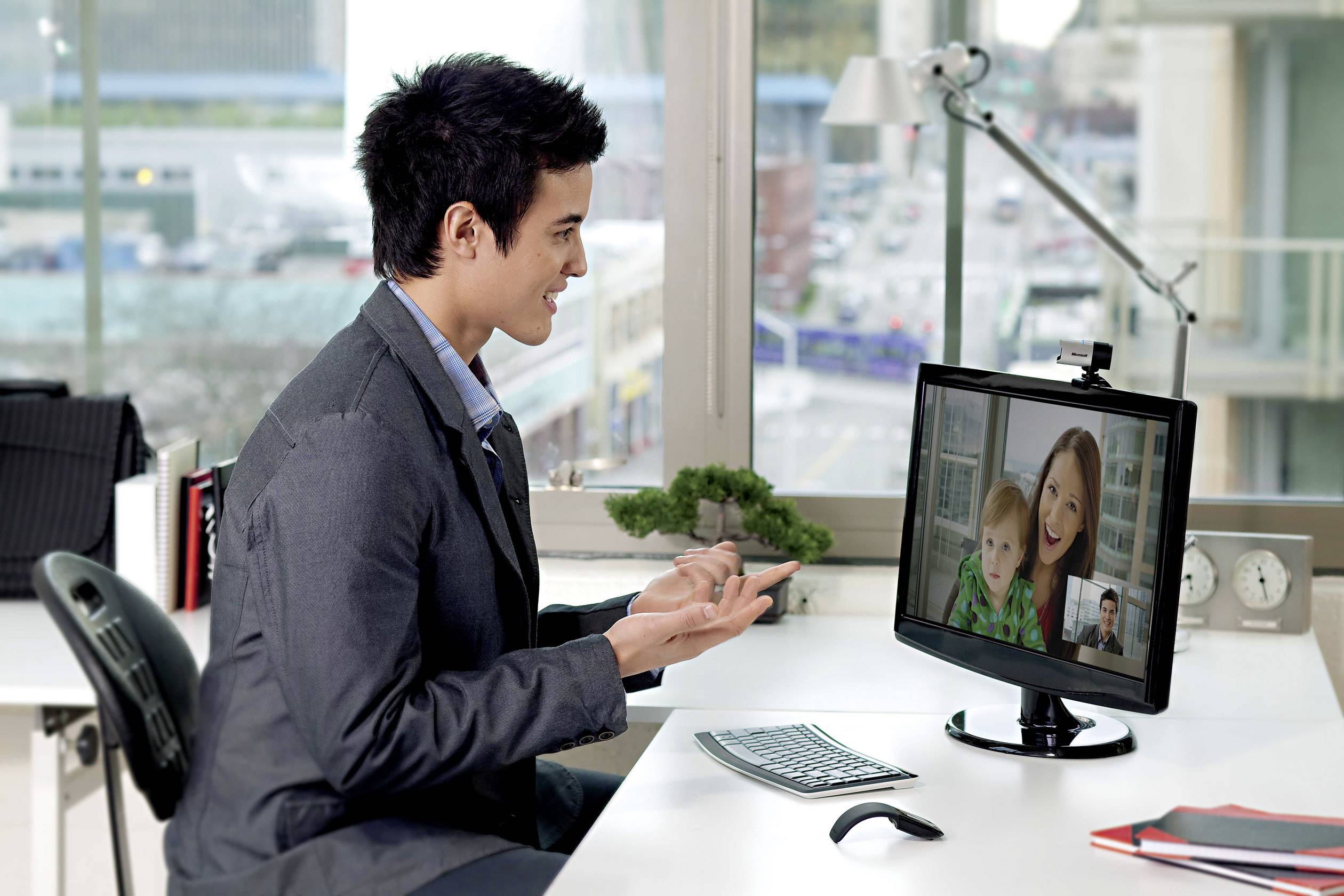 Microsoft LifeCam Studio for Business Full HD-Webcam 1920 x 1080 Pixel Klemm-Halterung
