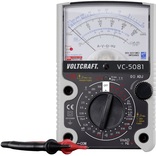 VOLTCRAFT VC-5081 Hand-Multimeter analog CAT III 500 V