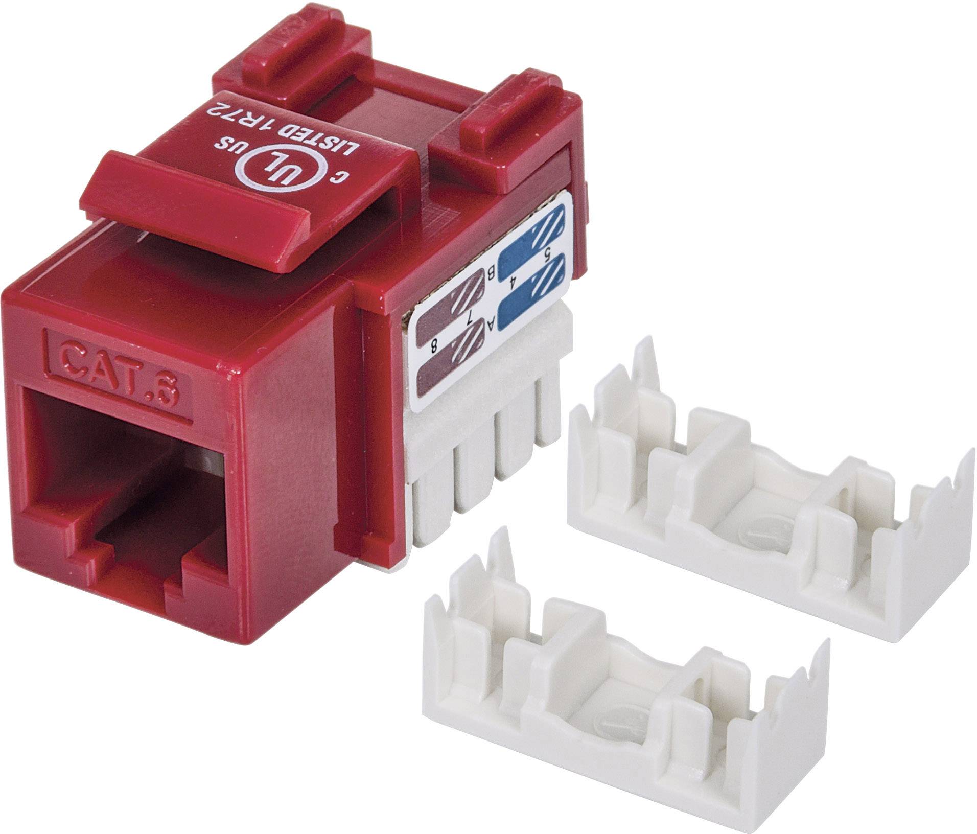 Intellinet 210614 RJ45-Einbaumodul Keystone CAT 6 1 St.