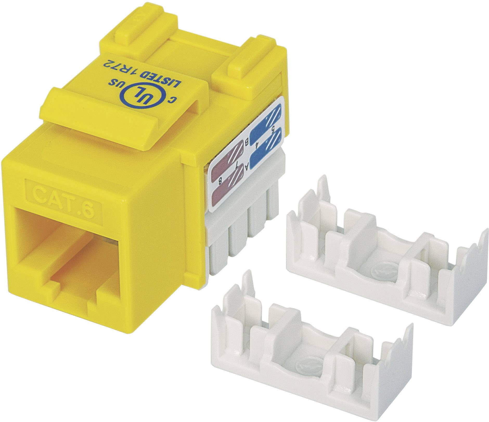 Intellinet 210584 RJ45-Einbaumodul Keystone CAT 6 1 St.