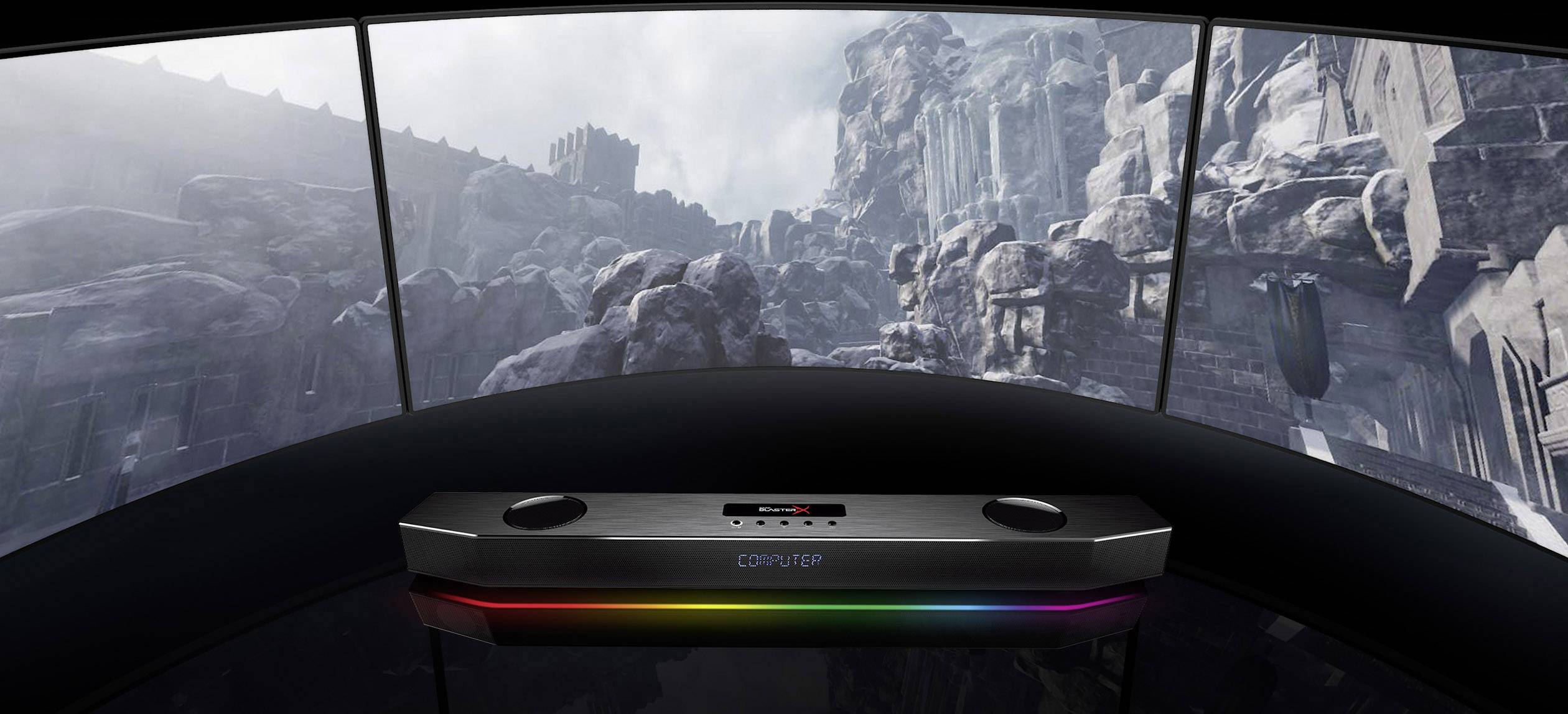 Sound BlasterX 2.1 PC-Lautsprecher Kabelgebunden 75W Schwarz