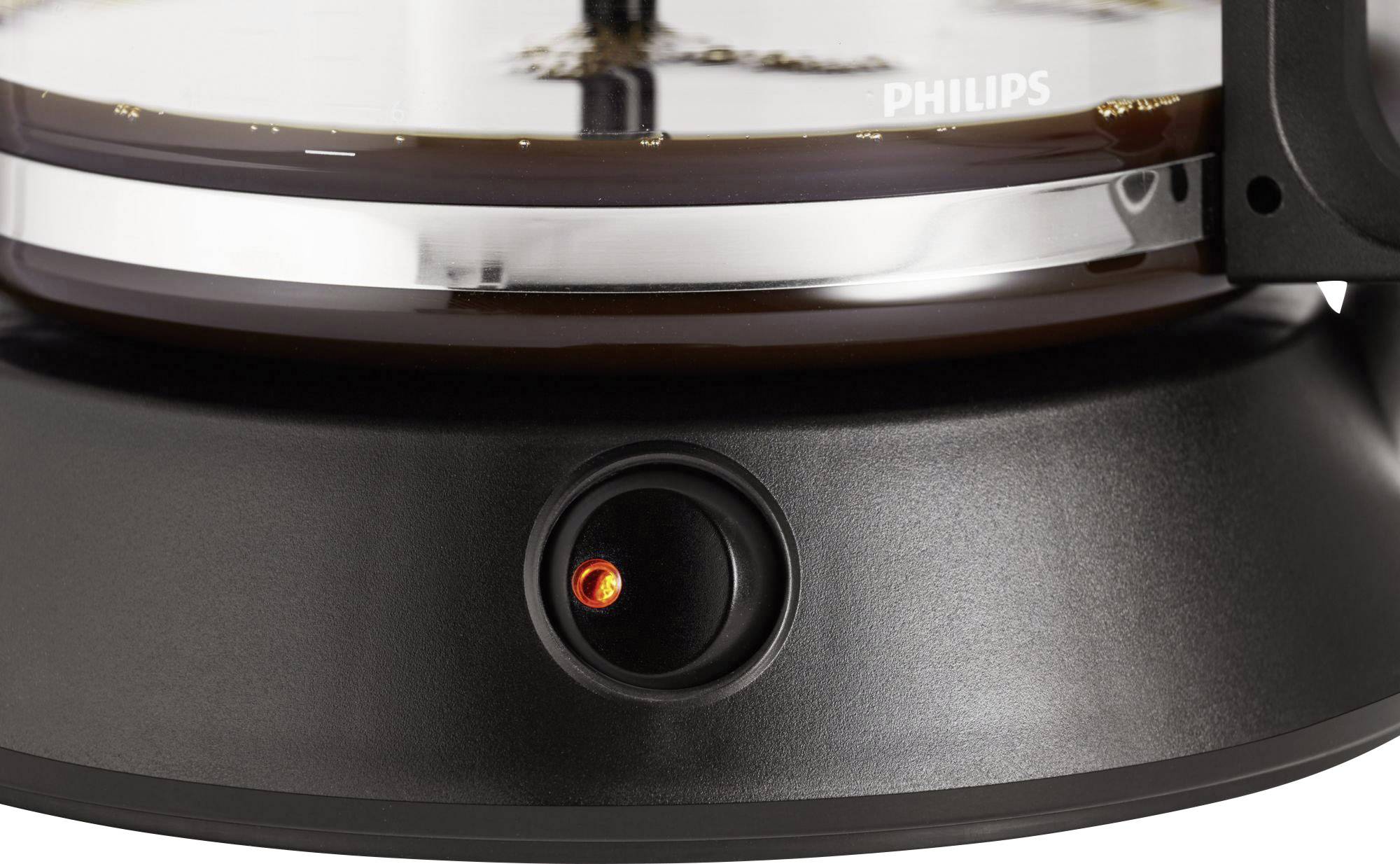 Philips Home Kaffeemaschine Schwarz Fassungsvermögen Tassen=12