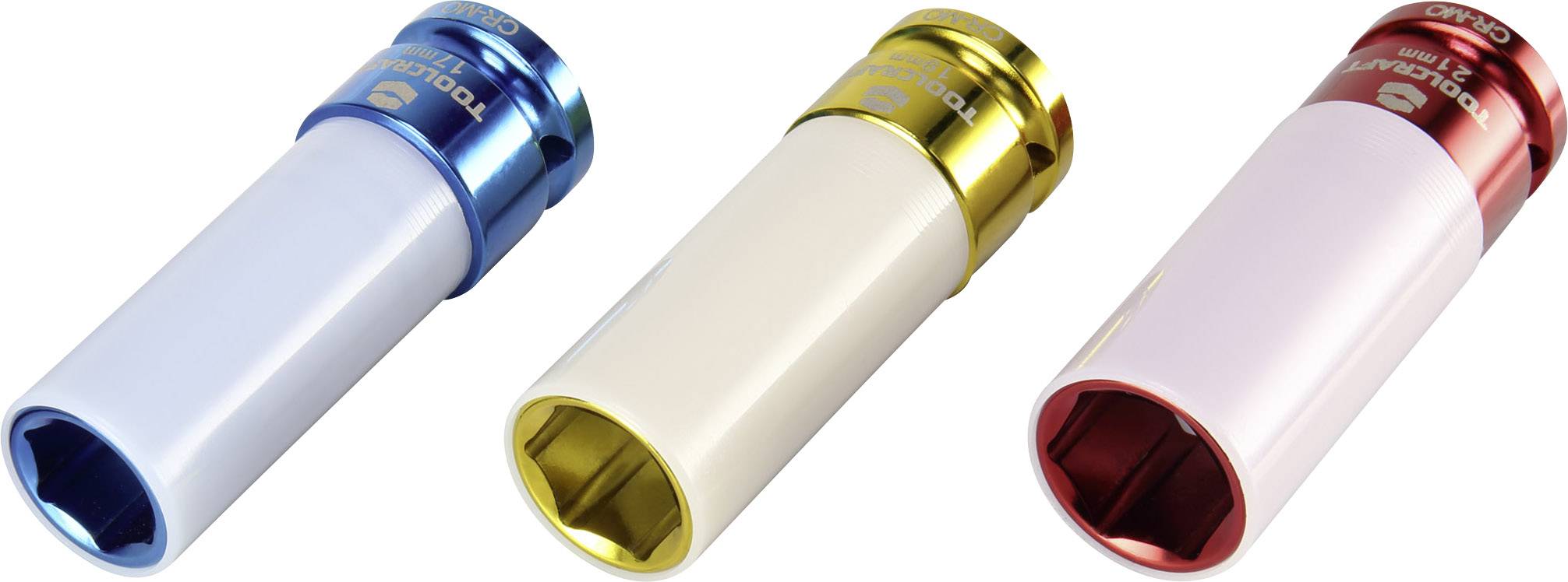 TOOLCRAFT Steckschlüssel-Schoneinsatz-Set 1/2" (12.5 mm) 3teilig 1544321