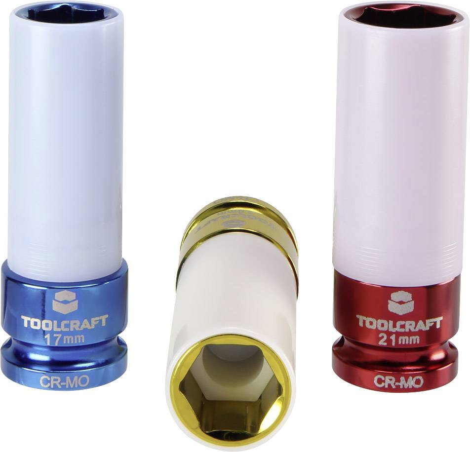 TOOLCRAFT Steckschlüssel-Schoneinsatz-Set 1/2" (12.5 mm) 3teilig 1544321