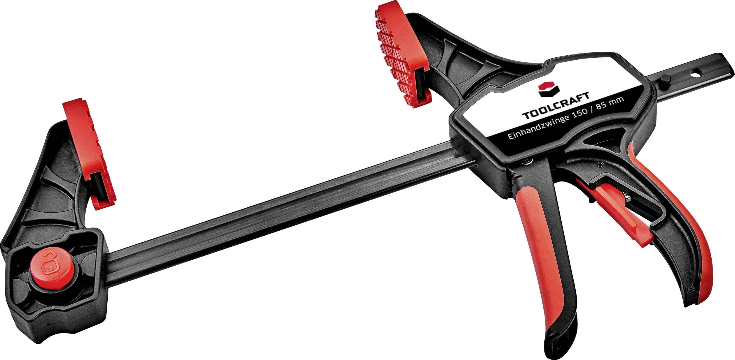 TOOLCRAFT Einhandzwinge 150 x 85mm 2er Set 1544398-2 Spann-Weite (max.):150mm Ausladungs-Maße:85mm