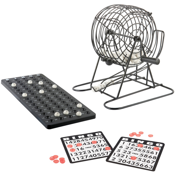 61058834 Natural Games Bingo mit Metallkorb