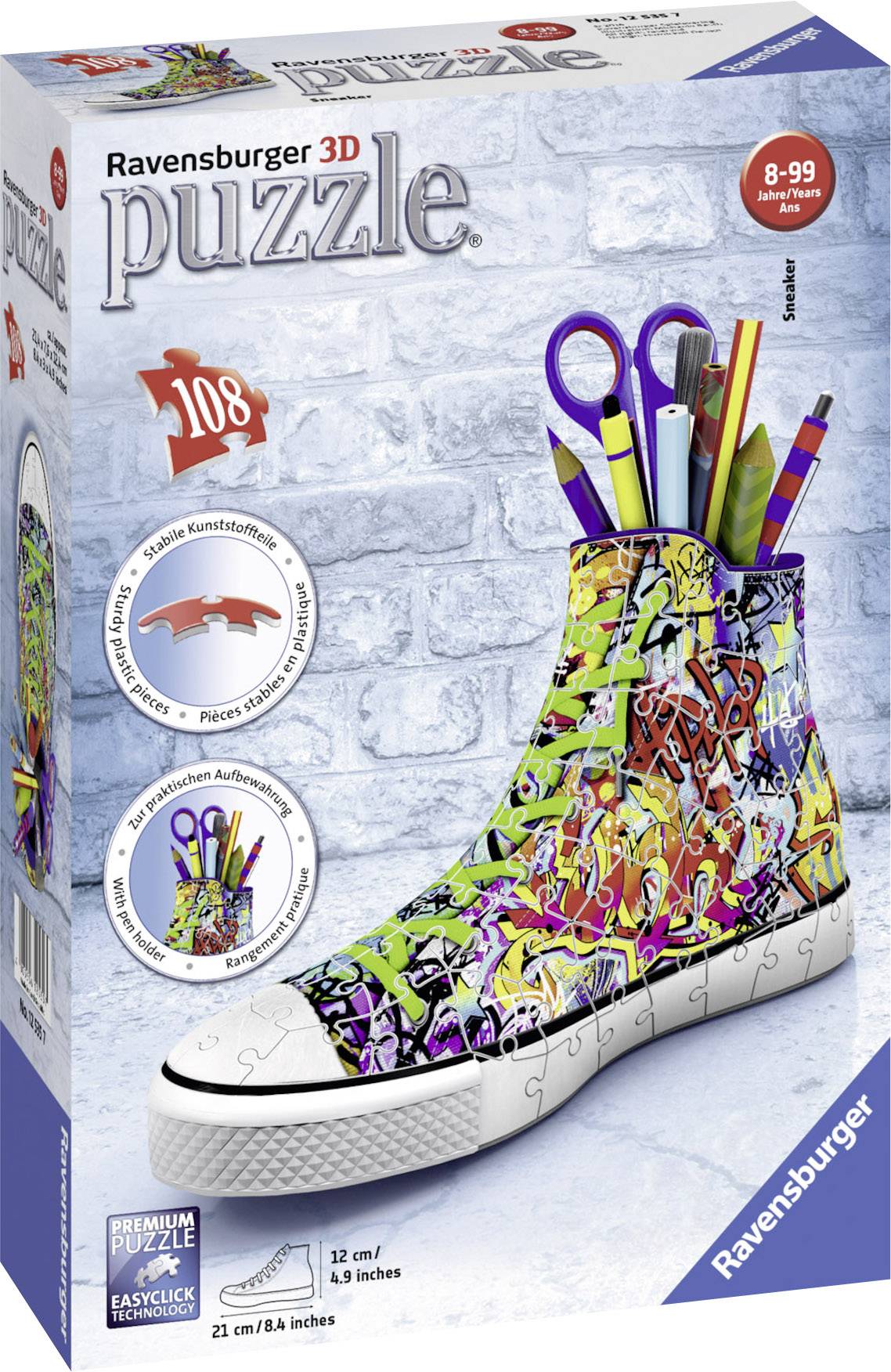 Ravensburger 3D Puzzle Sneaker Graffiti Style