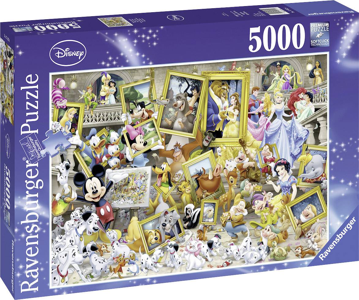 17432 - Puzzle Mickey L'Artiste 5000 Pièces, 5000 Stück(e), 14 Jahr(e)