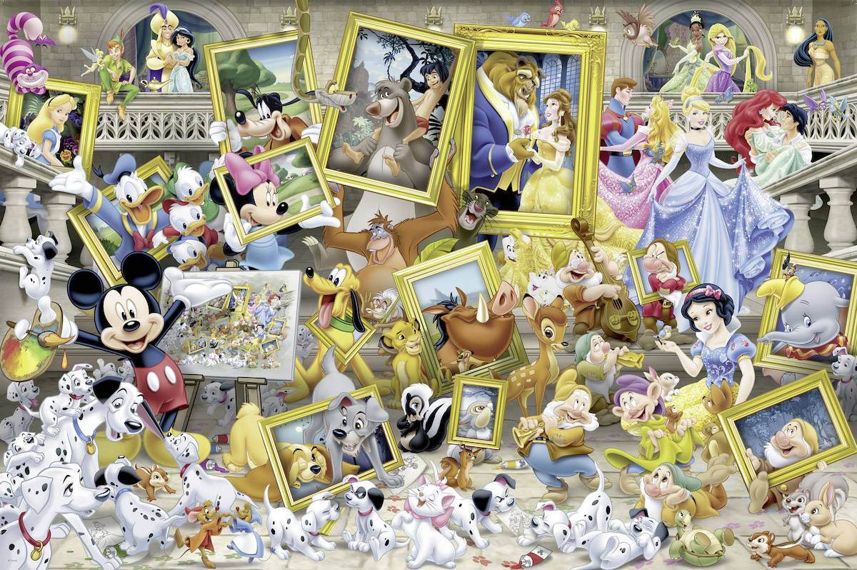 17432 - Puzzle Mickey L'Artiste 5000 Pièces, 5000 Stück(e), 14 Jahr(e)