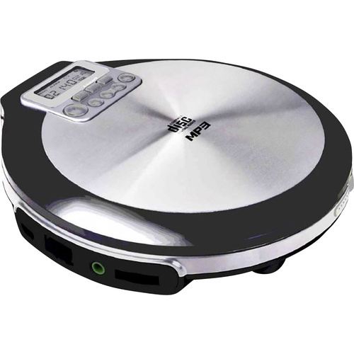 SoundMaster CD9220 Tragbarer CD-Player CD, CD-R, CD-RW, MP3 Akku-Ladefunktion Schwarz, Grau
