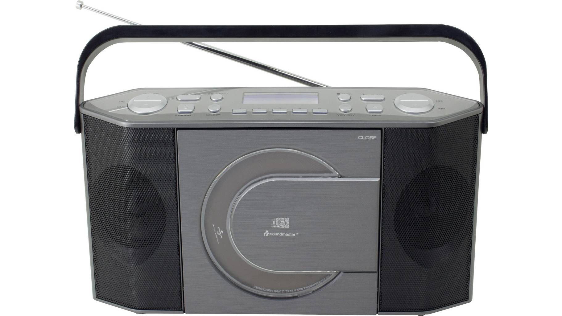SoundMaster RCD1770AN Tischradio DAB+, UKW CD, USB Grau | digitalo