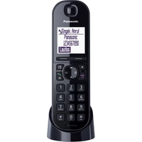 Panasonic KX-TGQ200GB Schnurloses Telefon VoIP Babyphone, Freisprechen Beleuchtetes Display Schwarz Panasonic KX-TGQ200GB Schnurloses Telefon VoIP Babyphone, Freisprechen Beleuchtetes Display Schwarz