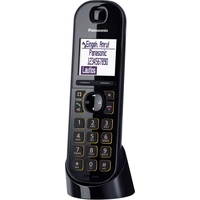 Panasonic KX-TGQ200GB Schnurloses Telefon VoIP Babyphone, Freisprechen Beleuchtetes Display Schwarz Panasonic KX-TGQ200GB Schnurloses Telefon VoIP Babyphone, Freisprechen Beleuchtetes Display Schwarz