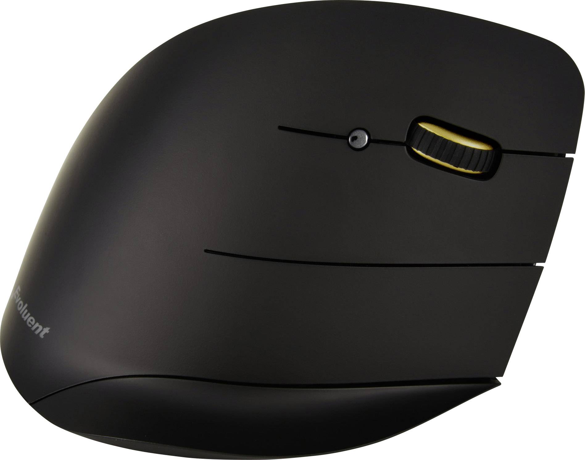 Evoluent Vertical Mouse Cordless Wireless Ergonomische Maus USB Optisch Schwarz, Silber 6 Tasten Ergonomisch