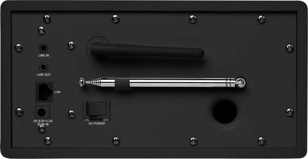 Medion P85080 (MD87523) Internet Tischradio DAB+, UKW AUX, Bluetooth®, Internetradio, WLAN Multiroom-fähig, Spotify Schwarz