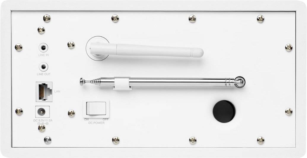 Medion P85080 (MD87523) Internet Tischradio DAB+, UKW AUX, Bluetooth®, Internetradio, USB, WLAN Multiroom-fähig, Spotify Weiß