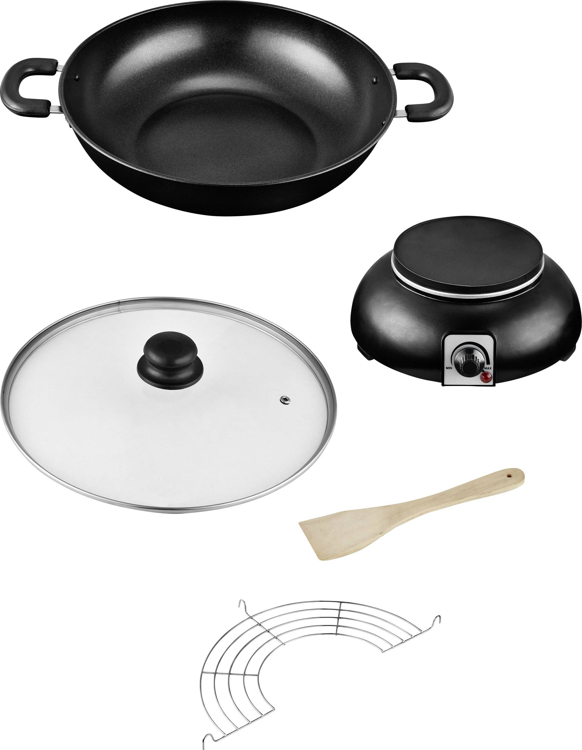 TKG Team Kalorik TKG WOK 1001 Elektro-Wok Schwarz