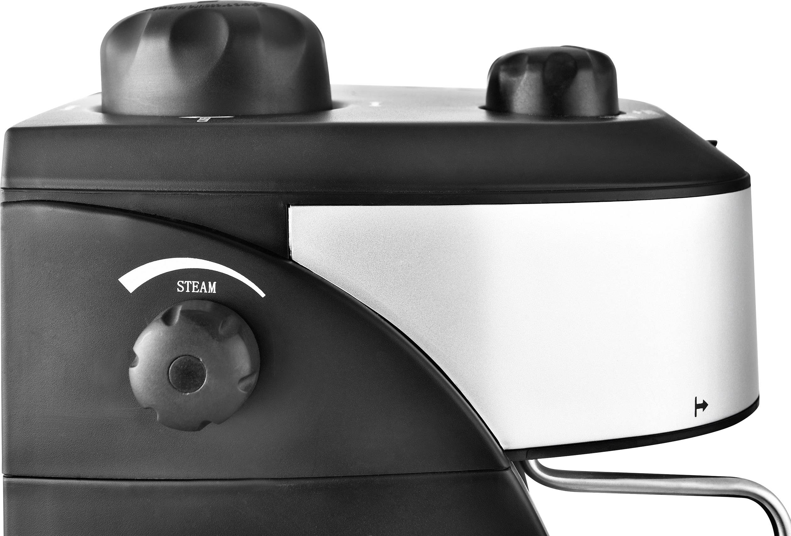 TKG Team Kalorik TKG EXP 1001 C Doppel-Kaffeemaschine Schwarz Fassungsvermögen Tassen=10 Glaskanne, mit Druckbrühsystem, mit