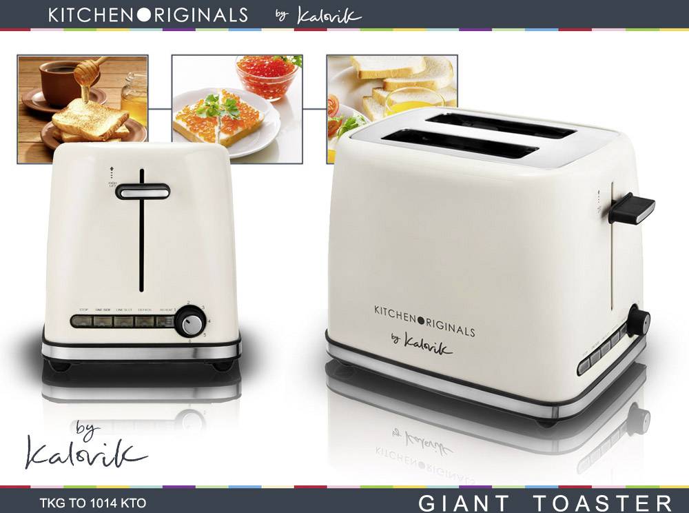 TKG Team Kalorik TKG TO 1014 KTO Toaster kabelgebunden, mit BagelFunktion, Schlitze schaltbar