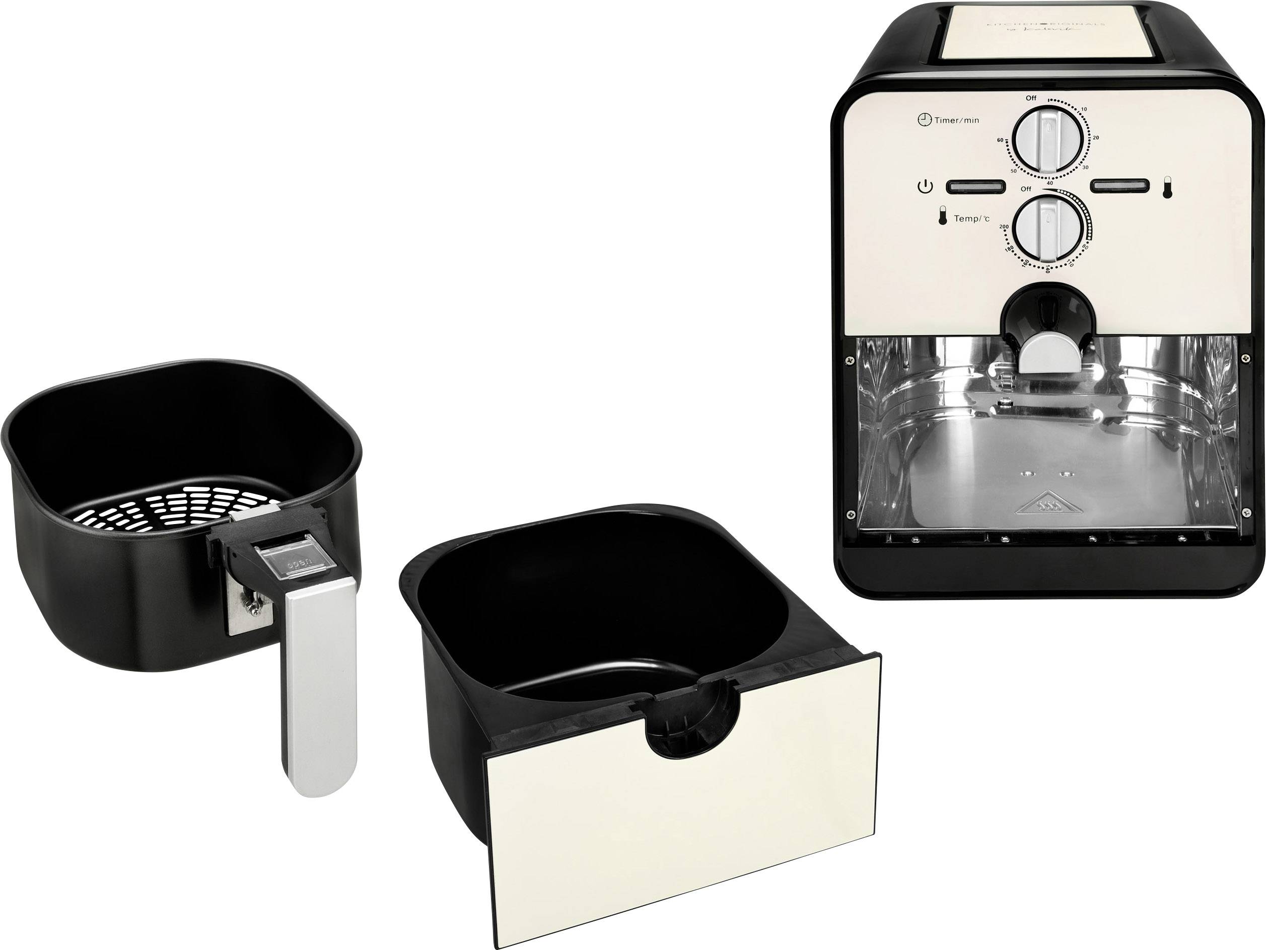 TKG Team Kalorik TKG FTL 1000 KTO Fritteuse 1100W Heißluft-Funktion, kabelgebunden, mit manueller Temperatureinstellung