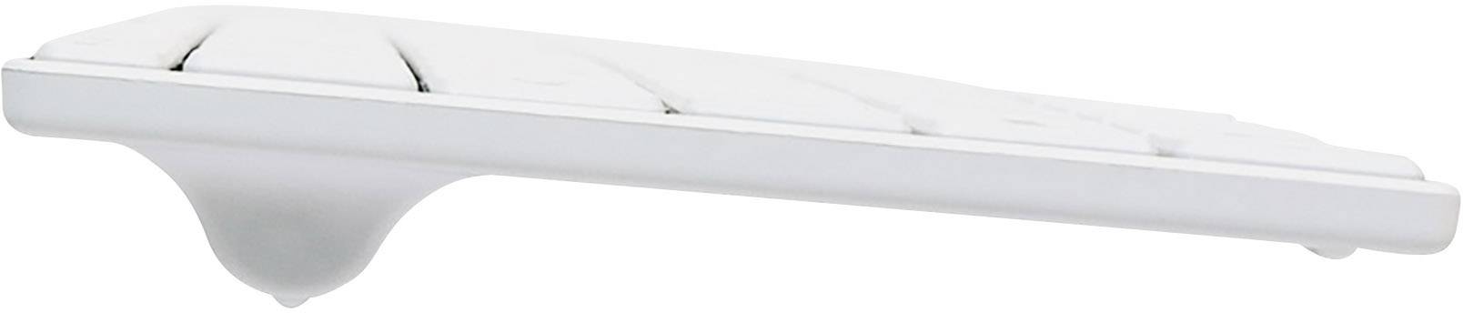 LogiLink ID0110 Bluetooth® Tastatur Deutsch, QWERTZ, Windows® Weiß