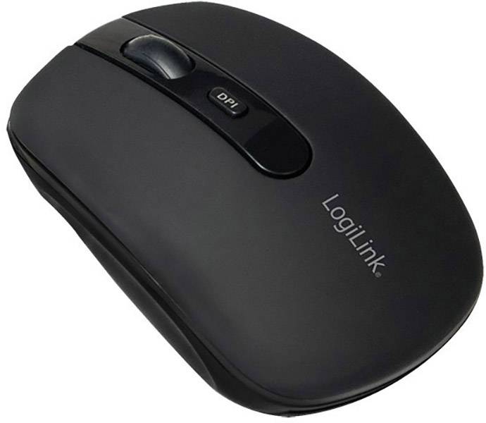 LogiLink ID0078A Maus Bluetooth® Optisch Schwarz 4 Tasten 1600 dpi