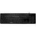 LogiLink ID0138 USB Tastatur Deutsch, QWERTZ Schwarz Beleuchtet