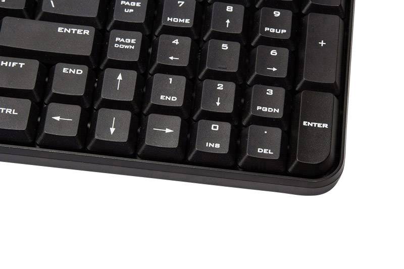 LogiLink ID0119 Funk Tastatur, Maus-Set Deutsch, QWERTZ, Windows® Schwarz