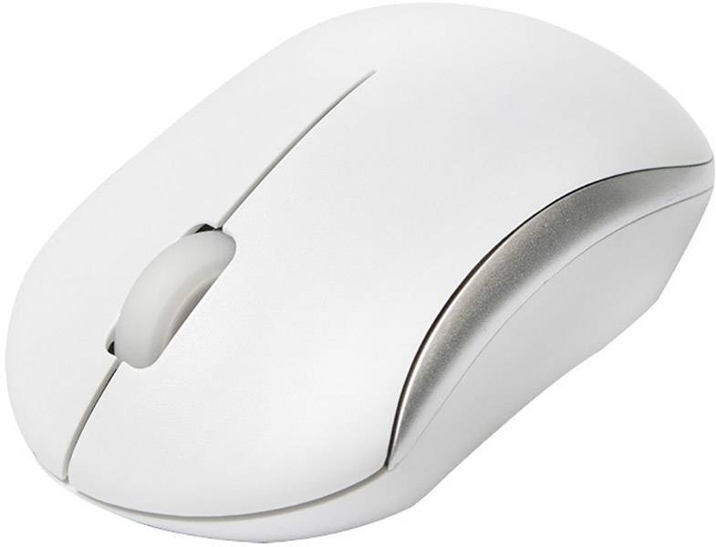 LogiLink ID0109 Funk Tastatur, Maus-Set Deutsch, QWERTZ Weiß