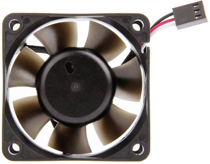 NoiseBlocker BlackSilent Pro PR-1 PC-Gehäuse-Lüfter Schwarz (B x H x T) 60 x 60 x 25 mm