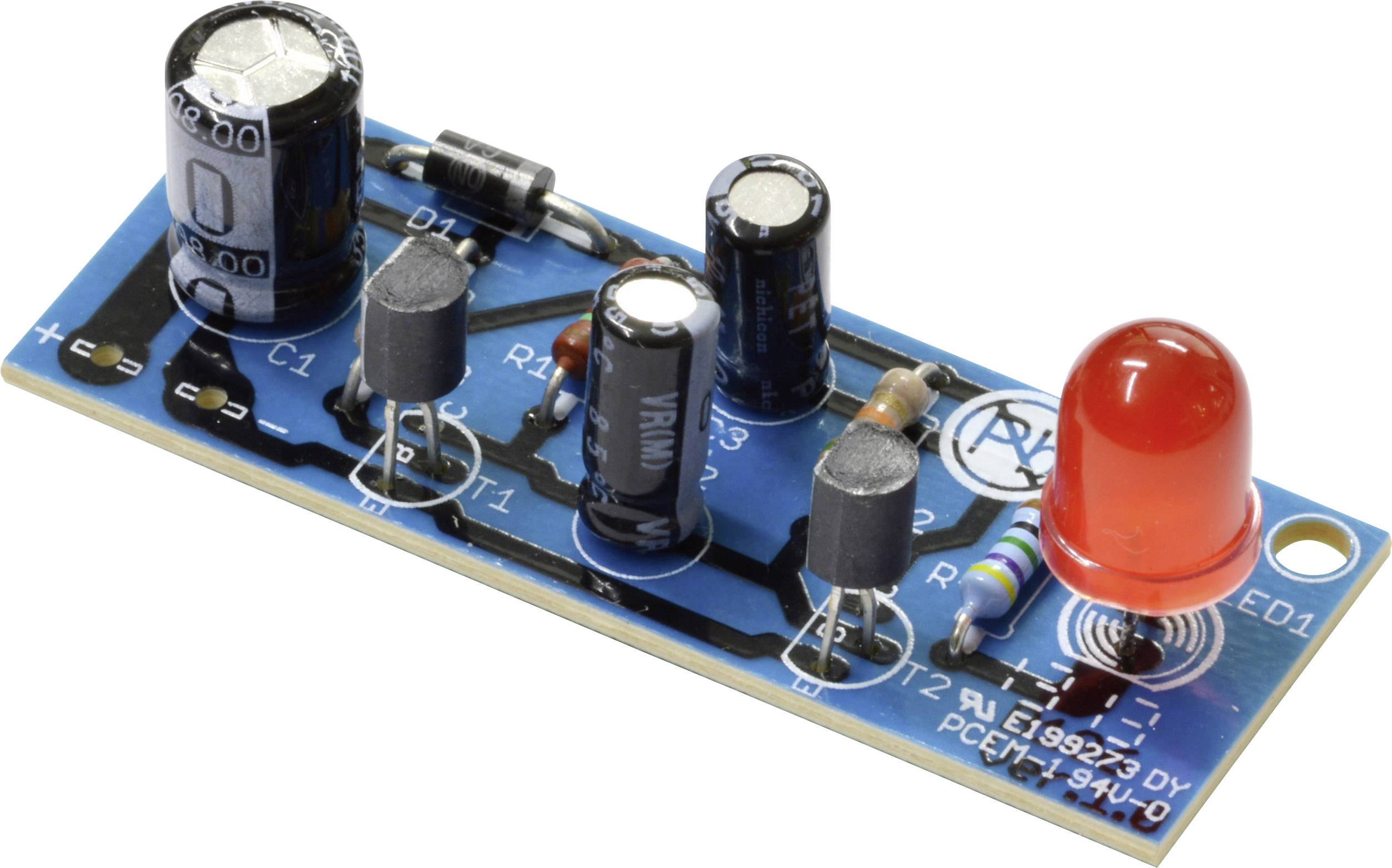 Kemo B186 Blinklicht Bausatz Ausführung (Bausatz/Baustein): Bausatz 6 V/DC, 9 V/DC, 12 V/DC