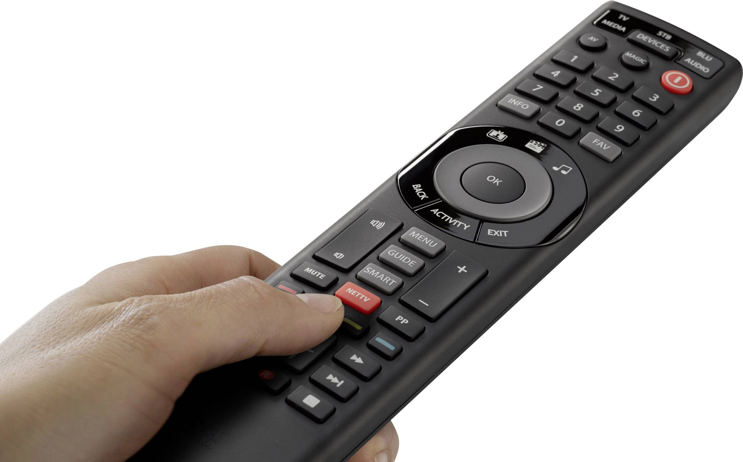 One For All URC 7955 Universal Fernbedienung Schwarz