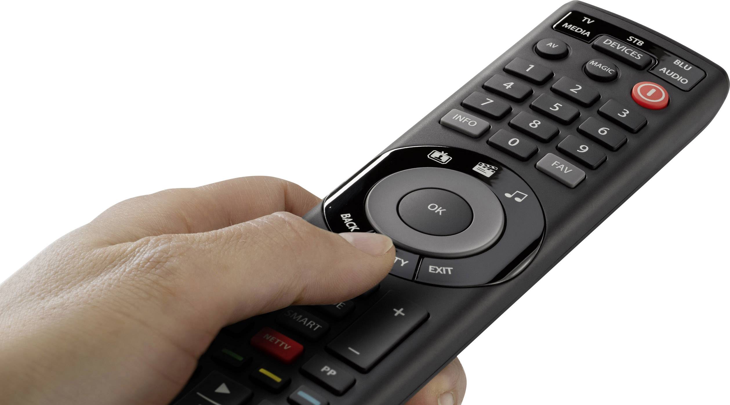 One For All URC 7955 Universal Fernbedienung Schwarz