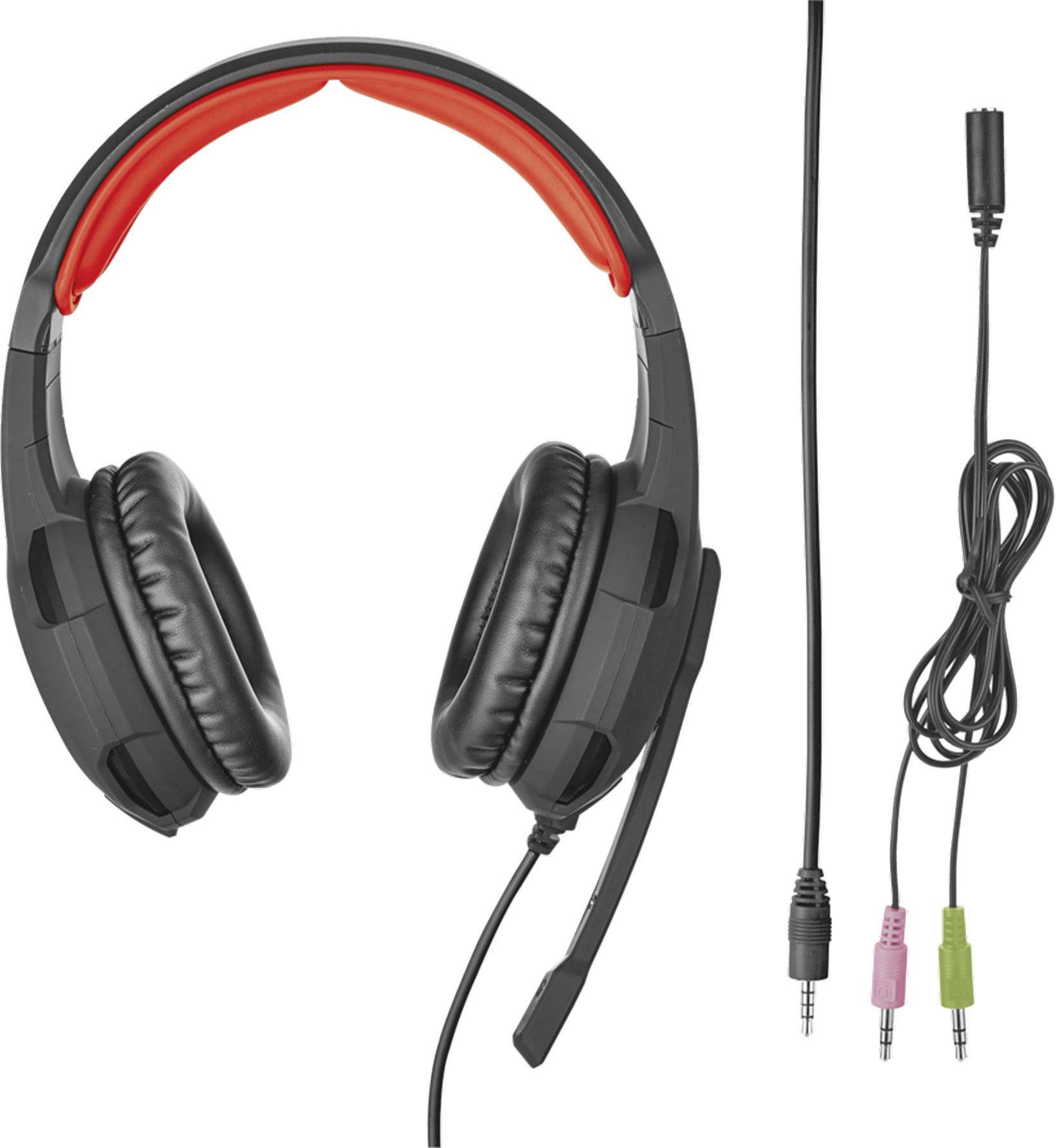 Trust GXT 784 Gaming Over Ear Headset kabelgebunden Stereo Schwarz