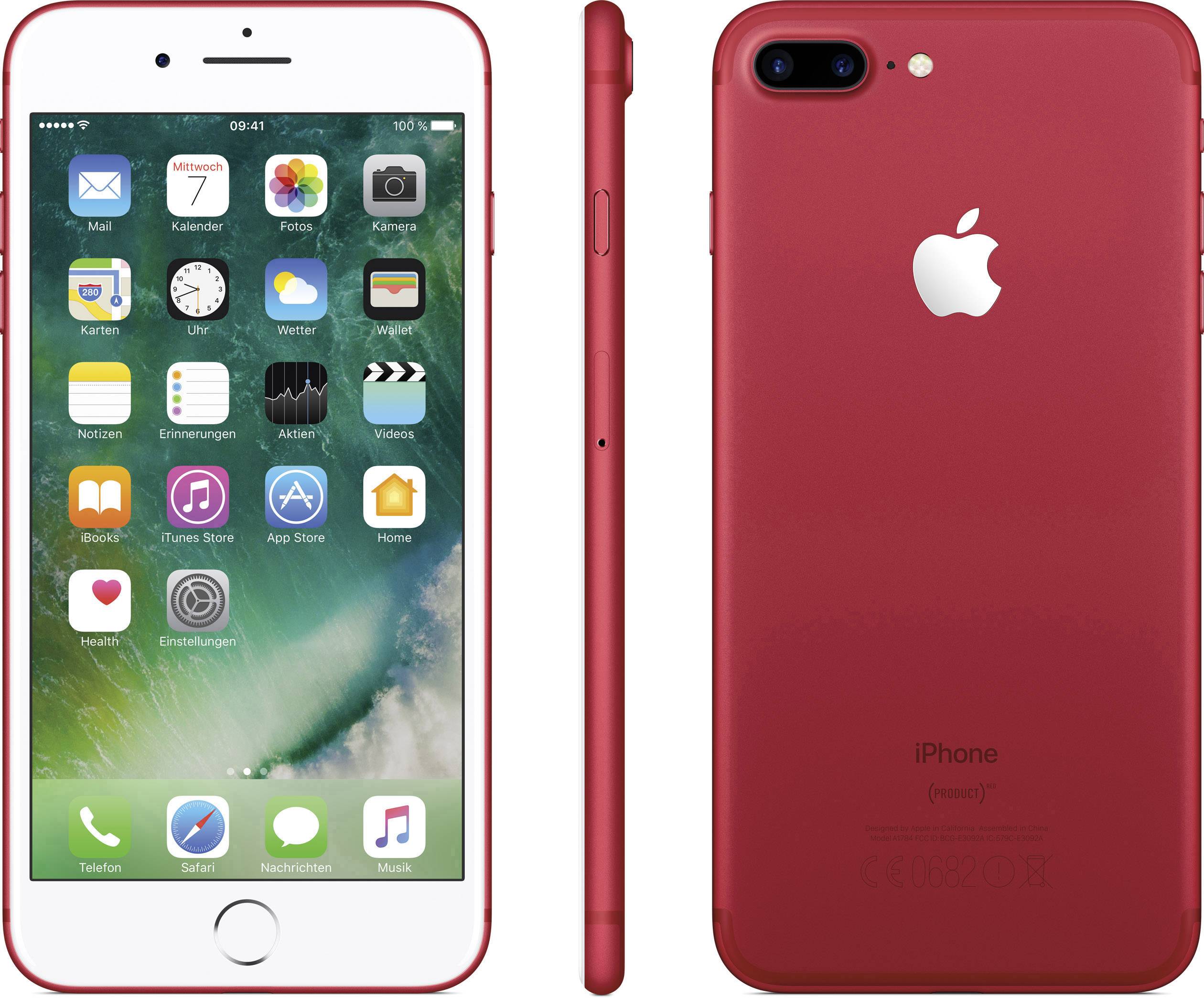 Apple Iphone 7 Plus iPhone 128 GB () Rot iOS 10