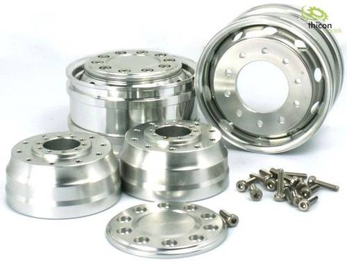 1:14 LKW Felgen Aluminium Euro-Optik Aluminium 2St.