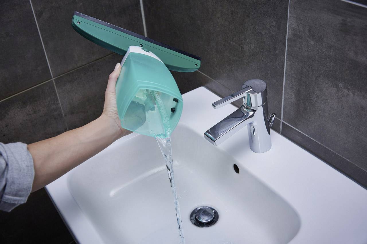 Leifheit 51016 Fenstersauger Weiß, Grün