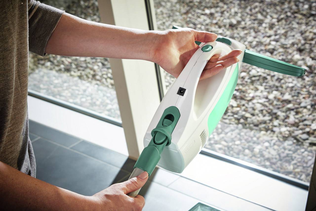 Leifheit 51016 Fenstersauger Weiß, Grün