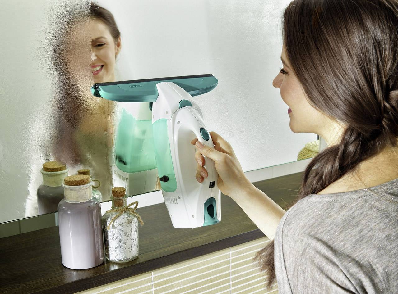 Leifheit 51016 Fenstersauger Weiß, Grün