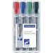 Staedtler Flipchartmarker Lumocolor® flipchart marker 356 B Rot, Blau, Grün, Schwarz 1 Set