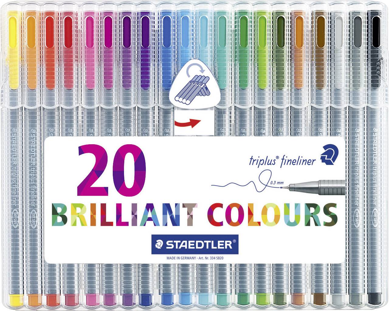 Staedtler Fineliner Feinschreiber triplus 20 St. Box