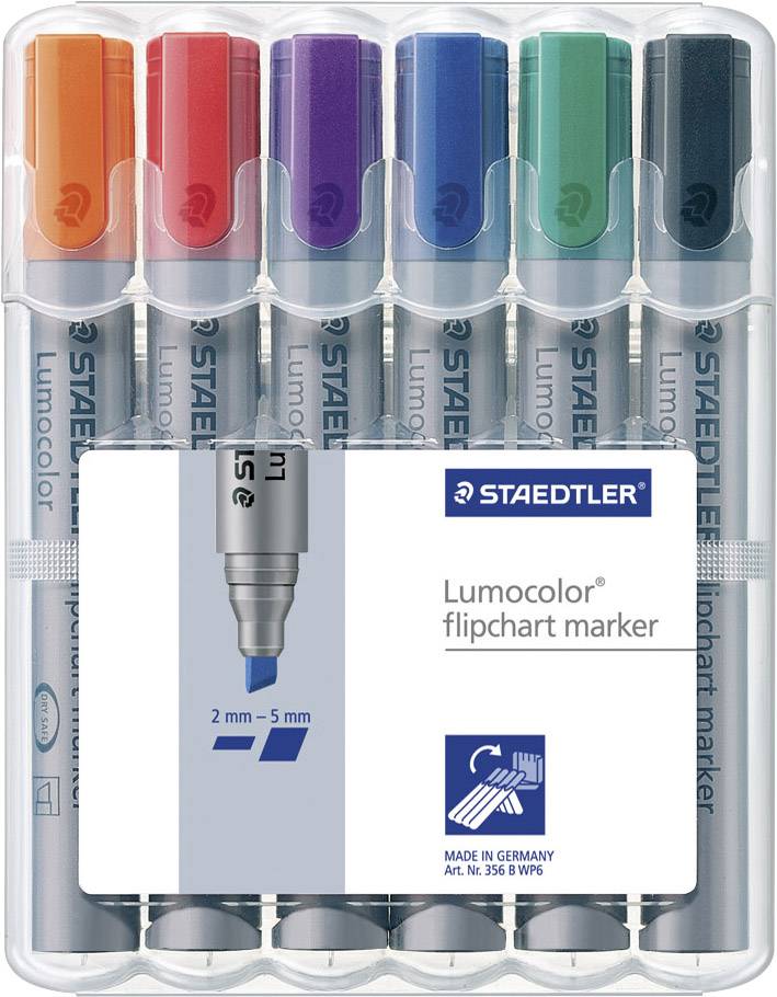 Flipchartmarker Lumocolor 356 B WP6 6 St. Box