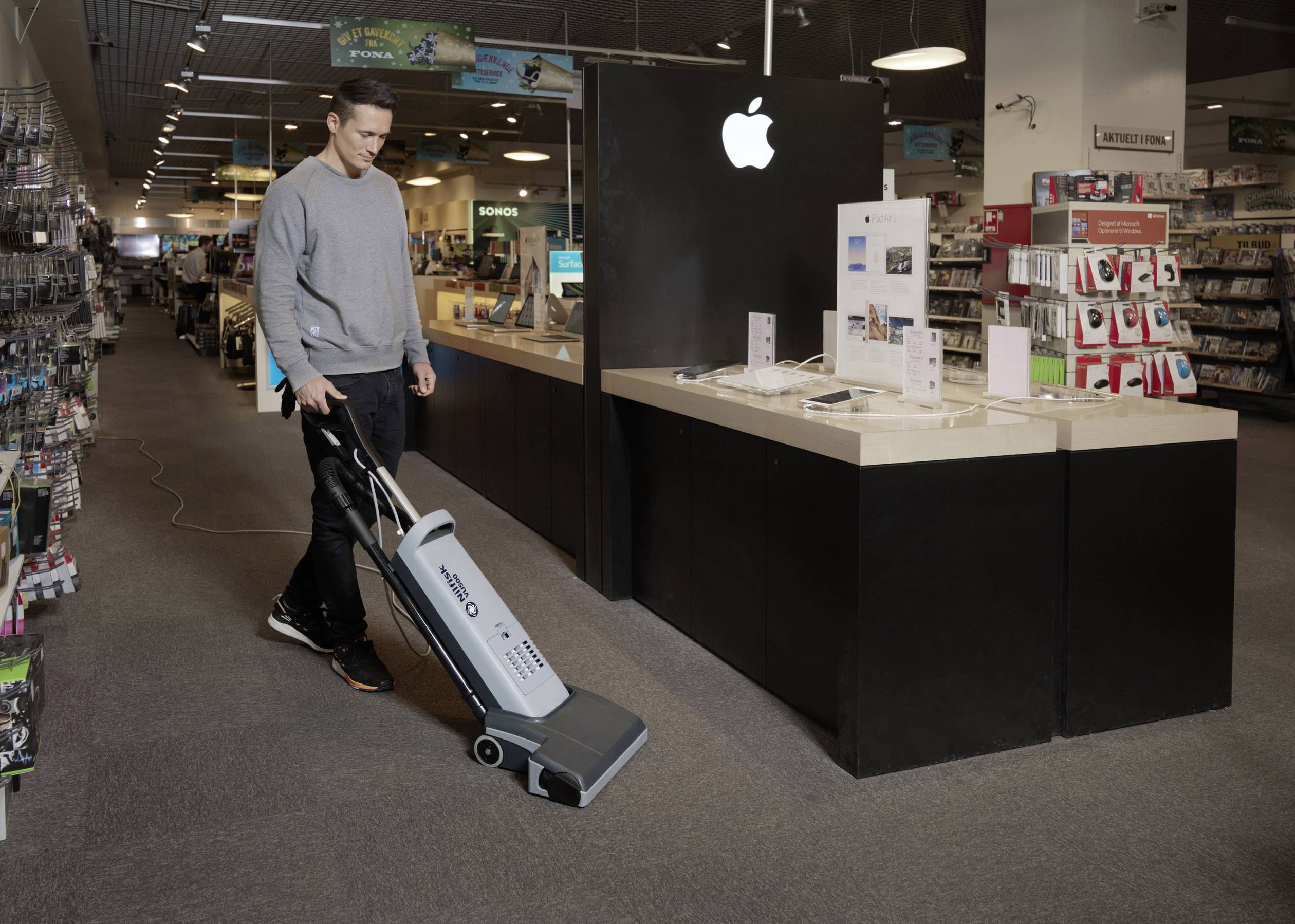 Nilfisk VU500 15 EU Bürstsauger abnehmbares Netzkabel