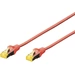 Digitus DK-1644-A-010/R RJ45 Netzwerkkabel, Patchkabel CAT 6a S/FTP 1.00m Rot Halogenfrei, verdrillte Paare, mit Rastnasenschutz Digitus DK-1644-A-010/R RJ45 Netzwerkkabel, Patchkabel CAT 6a S/FTP 1.00m Rot Halogenfrei, verdrillte Paare, mit Rastnasenschutz