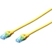 Digitus DK-1512-010/Y RJ45 Netzwerkkabel, Patchkabel CAT 5e U/UTP 1.00 m Gelb verdrillte Paare 1 St. Digitus DK-1512-010/Y RJ45 Netzwerkkabel, Patchkabel CAT 5e U/UTP 1.00 m Gelb verdrillte Paare 1 St.