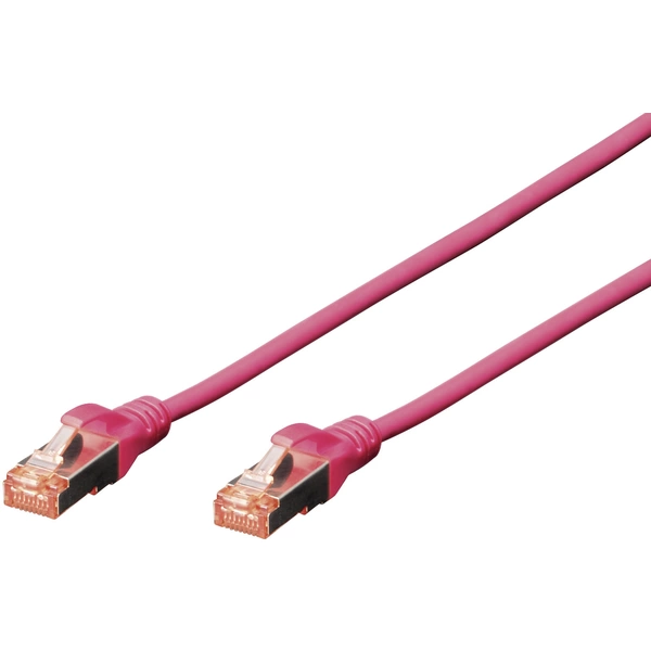 Digitus DK-1644-020/MG RJ45 Netzwerkkabel, Patchkabel CAT 6 S/FTP 2.00m Magenta Halogenfrei, verdrillte Paare 1St. Digitus DK-1644-020/MG RJ45 Netzwerkkabel, Patchkabel CAT 6 S/FTP 2.00m Magenta Halogenfrei, verdrillte Paare 1St.