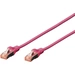 Digitus DK-1644-020/MG RJ45 Netzwerkkabel, Patchkabel CAT 6 S/FTP 2.00m Magenta Halogenfrei, verdrillte Paare 1St. Digitus DK-1644-020/MG RJ45 Netzwerkkabel, Patchkabel CAT 6 S/FTP 2.00m Magenta Halogenfrei, verdrillte Paare 1St.