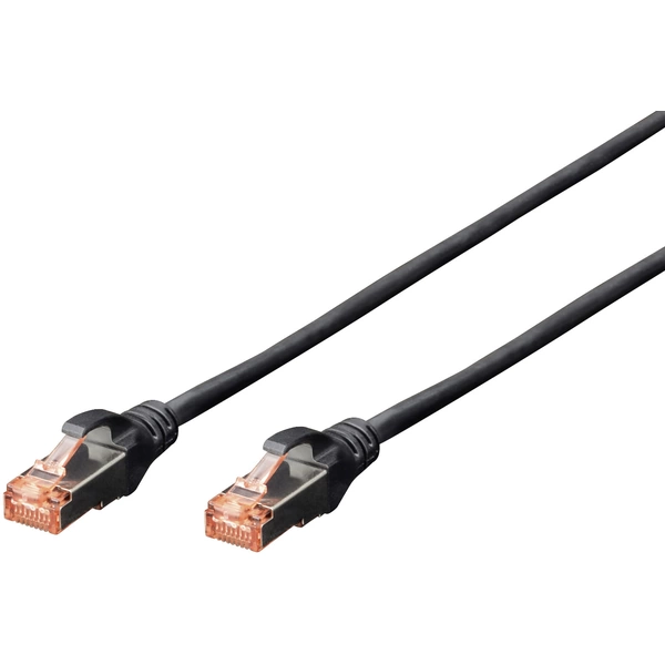 Digitus DK-1644-070/BL RJ45 Netzwerkkabel, Patchkabel CAT 6 S/FTP 7.00m Schwarz Halogenfrei, verdrillte Paare, mit Digitus DK-1644-070/BL RJ45 Netzwerkkabel, Patchkabel CAT 6 S/FTP 7.00m Schwarz Halogenfrei, verdrillte Paare, mit