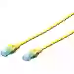 Digitus DK-1512-020/Y RJ45 Netzwerkkabel, Patchkabel CAT 5e U/UTP 2.00m Gelb verdrillte Paare Digitus DK-1512-020/Y RJ45 Netzwerkkabel, Patchkabel CAT 5e U/UTP 2.00m Gelb verdrillte Paare
