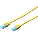 Digitus DK-1512-020/Y RJ45 Netzwerkkabel, Patchkabel CAT 5e U/UTP 2.00m Gelb verdrillte Paare Digitus DK-1512-020/Y RJ45 Netzwerkkabel, Patchkabel CAT 5e U/UTP 2.00m Gelb verdrillte Paare